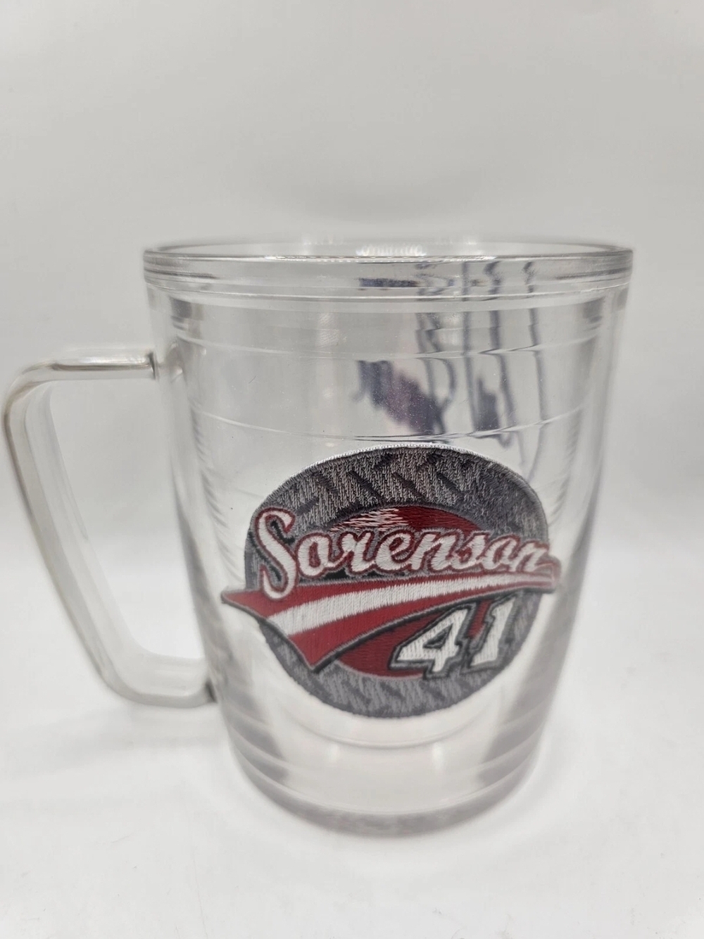 NASCAR Reed Sorenson #41 Tervis Mug Autographed